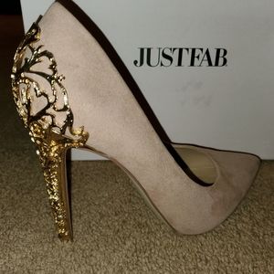Just Fab Sarina Embellished Heel Pump